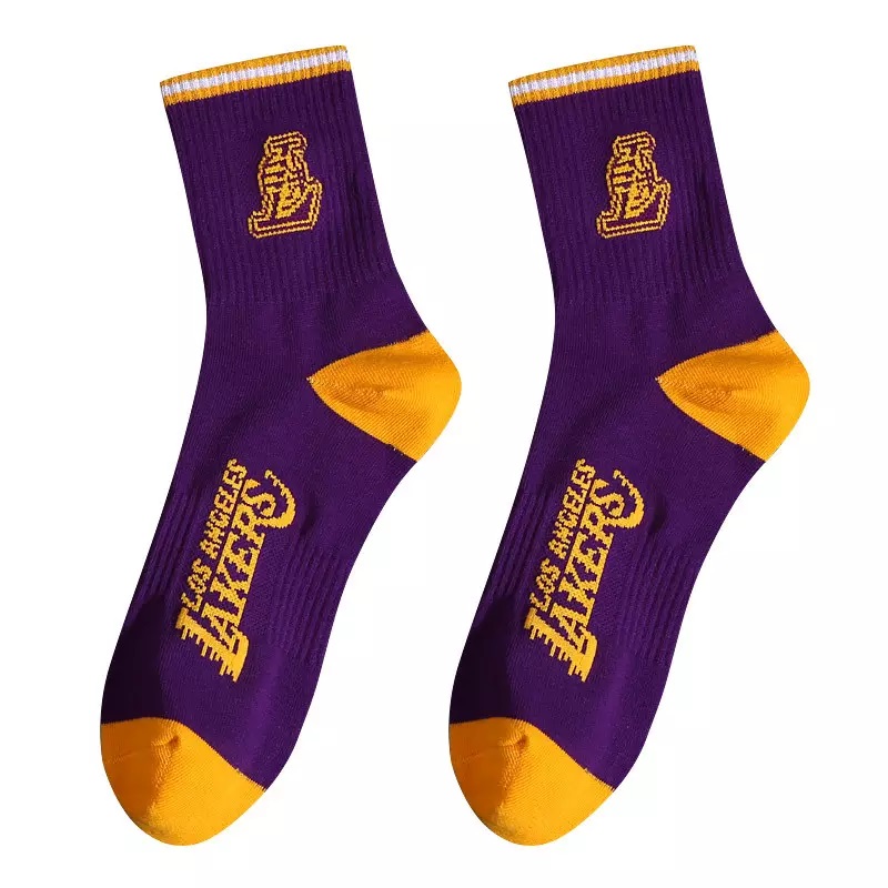 Chaussettes pour hommes équipes de basket-ball à la mode chaussettes en tricot personnalisées chaussettes floues